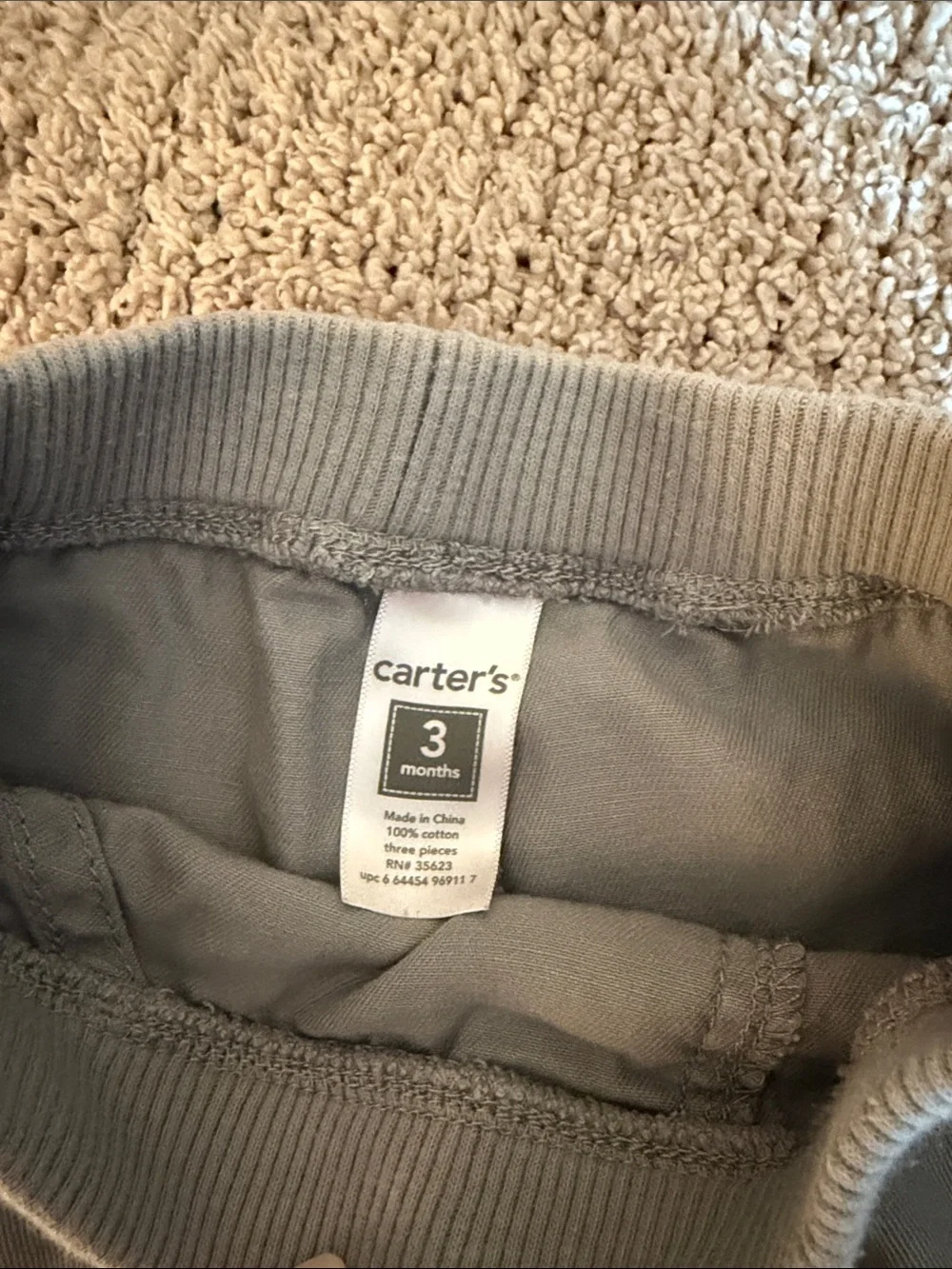 Carter's Grey Cargo Jogger Pants